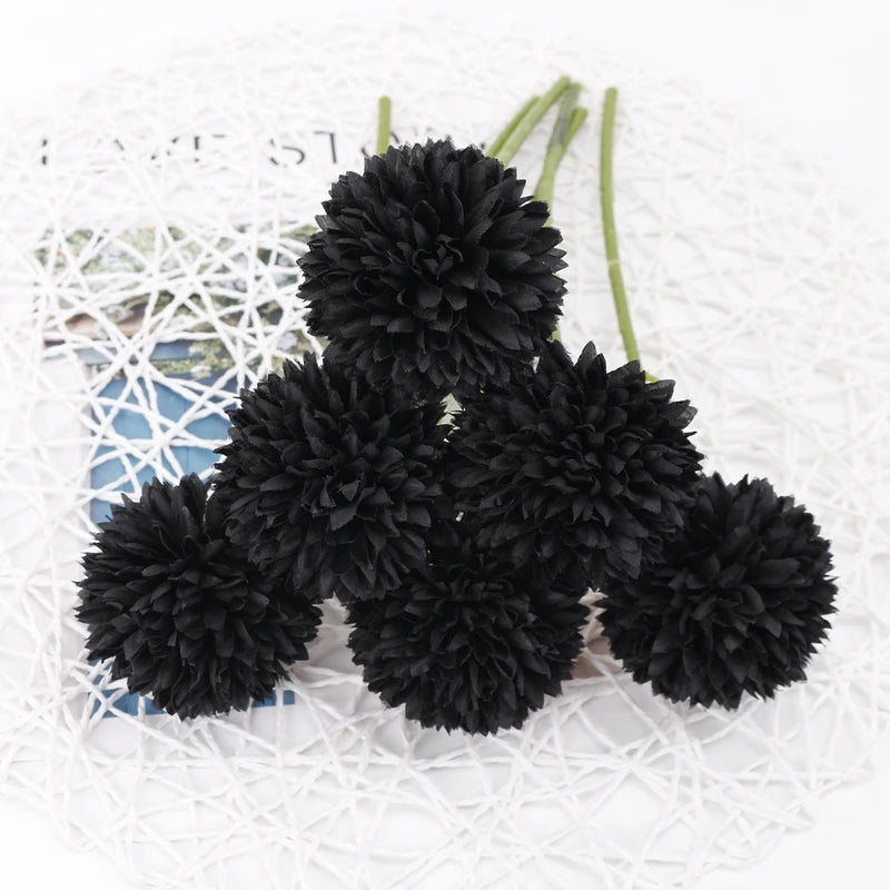 3/5Pcs Hortênsia Flores Artificiais Bouquet