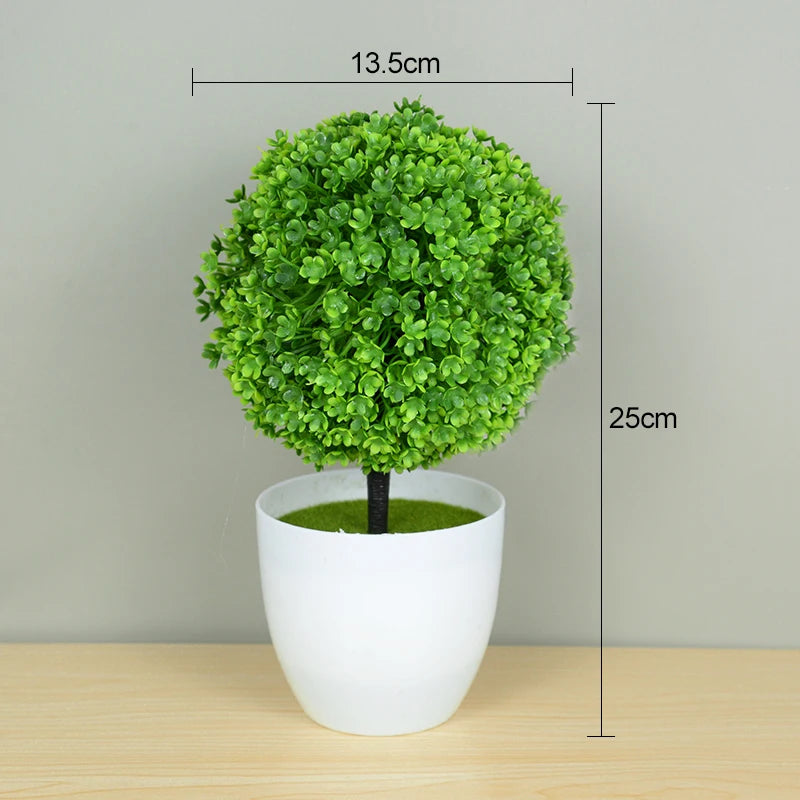 Plantas artificiais bonsai para decoração