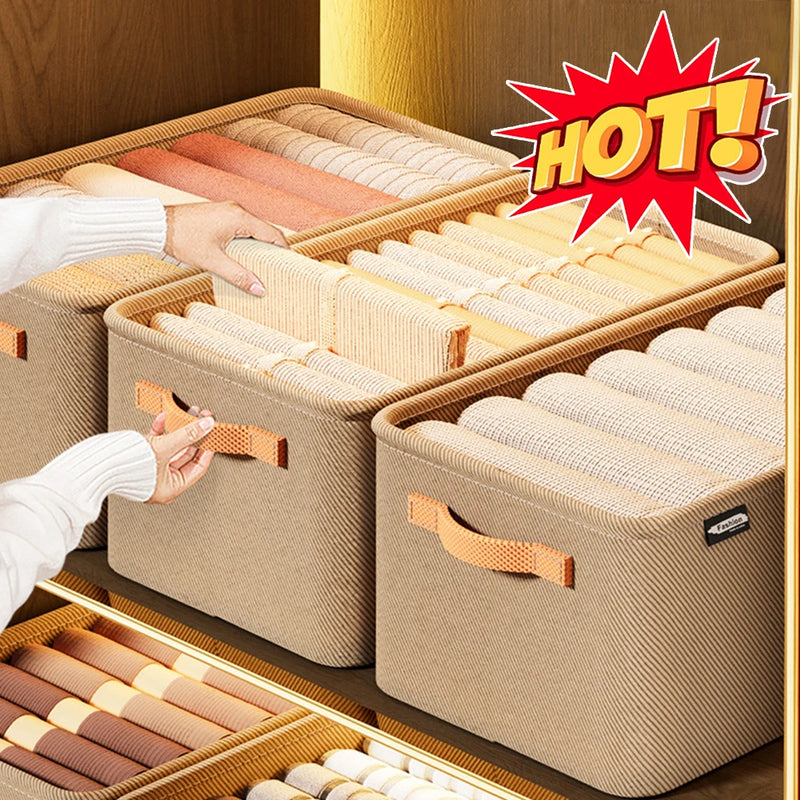 Engrossar Organizador De Roupas, Armários De Armazenamento De Calças E Camisola, Caixa De Armazenamento De Jeans, Jeans Wardrobe