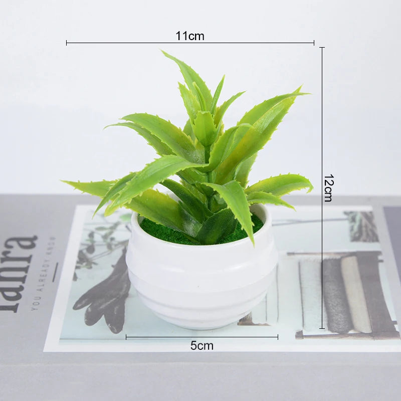 Plantas artificiais bonsai para decoração