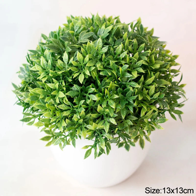 Plantas artificiais bonsai para decoração