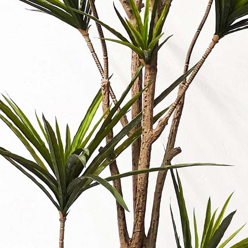 Grandes plantas artificiais dcaena tropical vaso árvore falsa