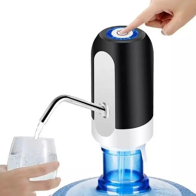 Bomba elétrica universal para galão com garrafa de carregamento USB