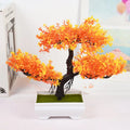 Plantas artificiais bonsai para decoração