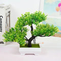Plantas artificiais bonsai para decoração